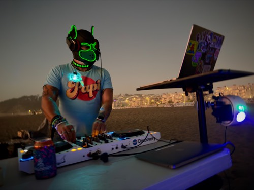 PLUR Pups Beach Rave