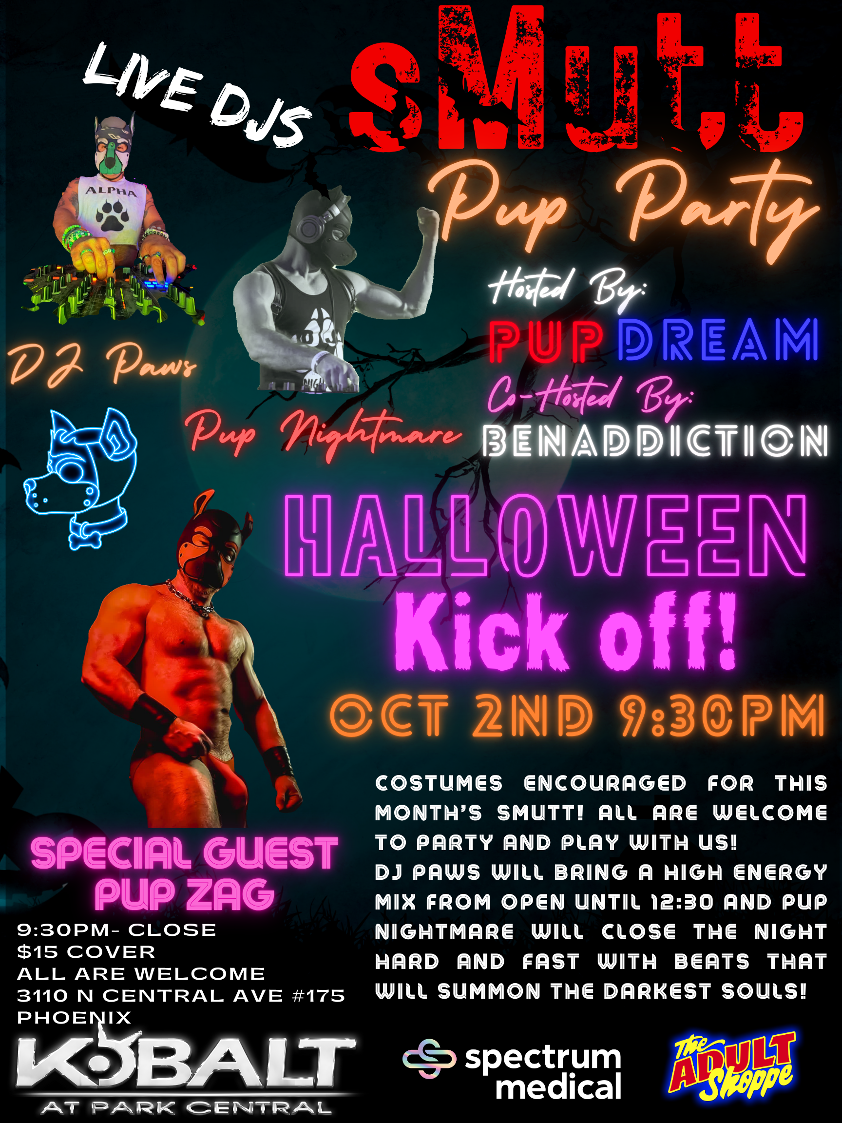 Smutt — DJ Paws in Phoenix, AZ, poster