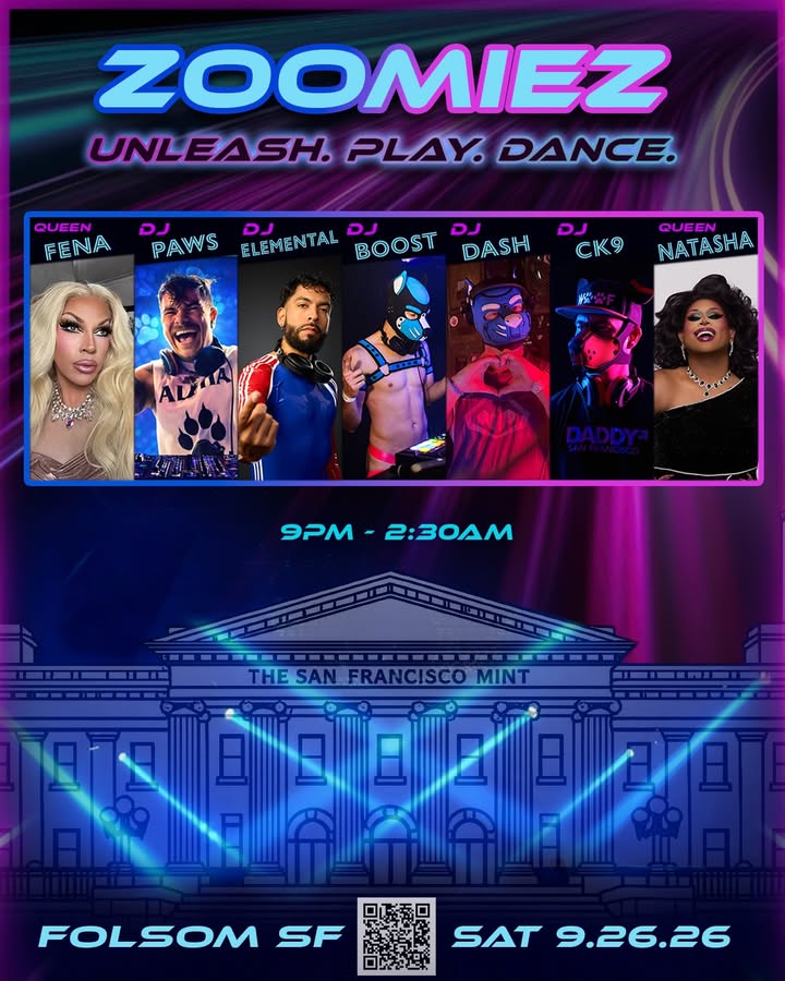 Zoomiez — DJ Paws at the San Francisco Mint, poster
